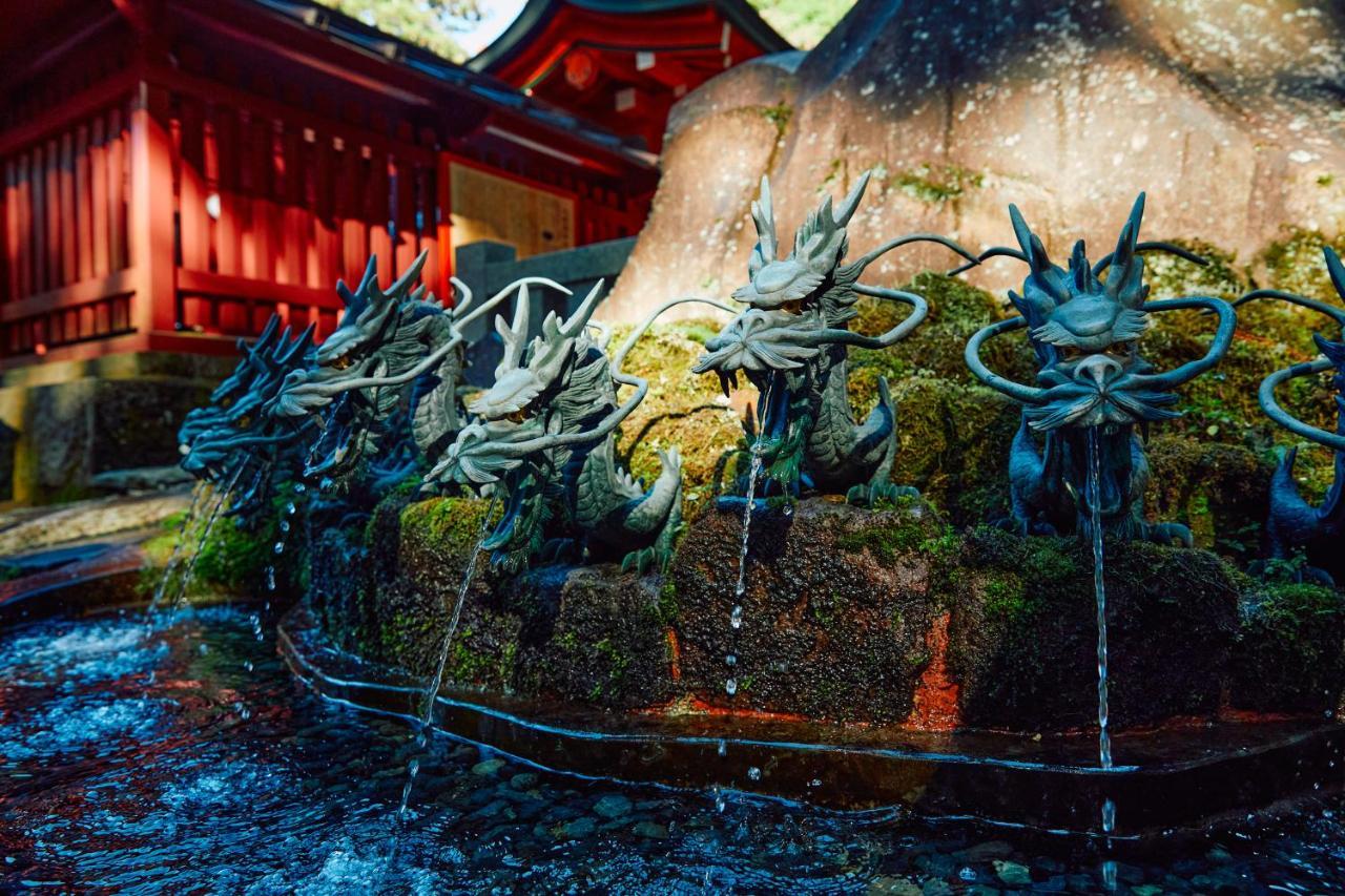 Villa Hakone Kabuto 古民家旅館 150平米 バス停迄一分 準天然温泉 最大12名 מראה חיצוני תמונה